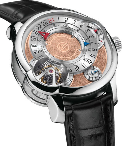 Fake Greubel Forsey Tourbillon 24 Secondes IP3 Pt Silver & Golden Limited Edition luxury watches